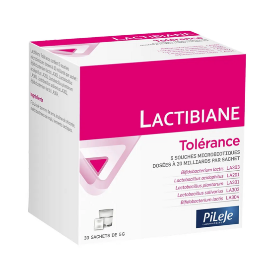 Pileje Lactibiane Tolérance 30 sachets de 5 g