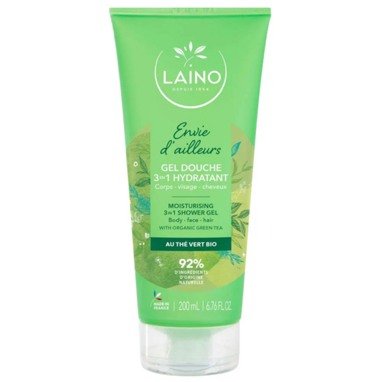 Laino Gel Douche Bio 3en1 Thé Vert 200ml