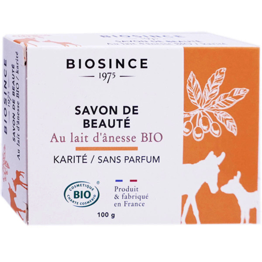 LAIT D'ANESSE - Savon Bio de Beauté Karité Sans Parfum - 100 g