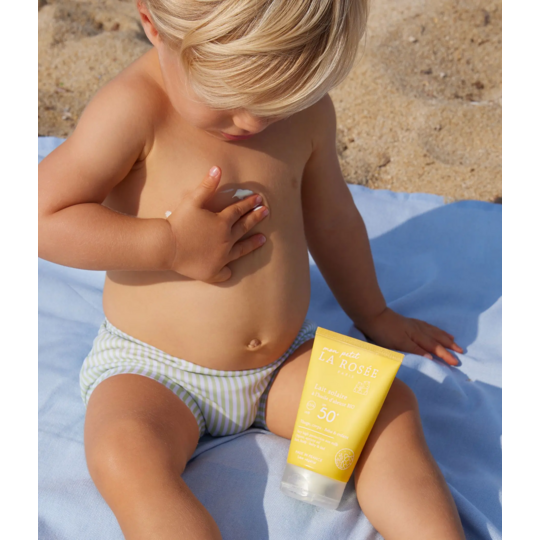 La Rosée Lait Solaire à l'Huile d'Abricot BIOSPF 50+ 150 ml