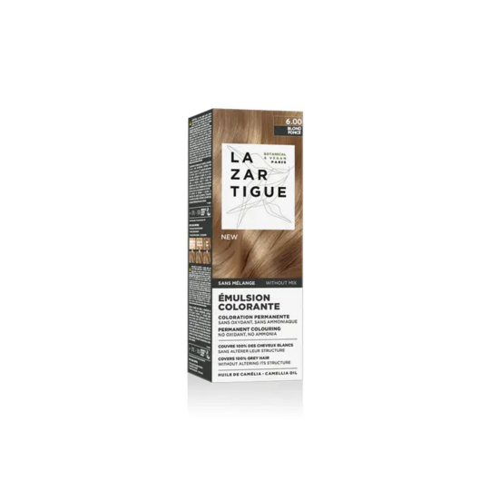 Lazartigue Émulsion colorante n°6 blond foncé – coloration permanente sans ammoniaque