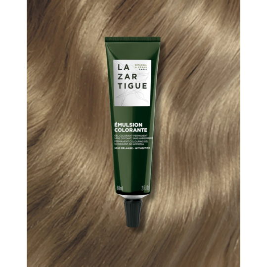Lazartigue Émulsion colorante 7.00 blond 60 ml — coloration permanente sans ammoniaque