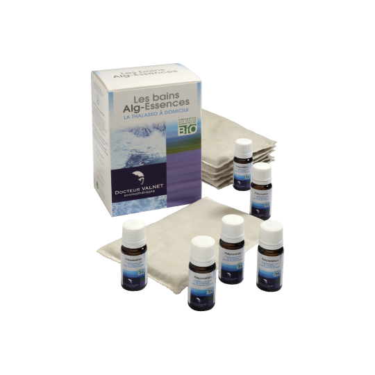 Les Bains Alg-Essences La Thalasso à Domicile Bio  - 6 flacons + 6 sachets