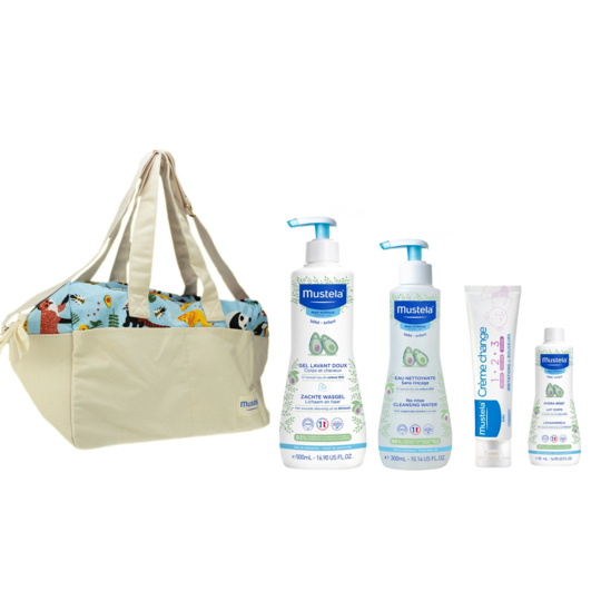 Les Indispensables Bébé - Sac Naissance Jungle - 4 produits essentiels