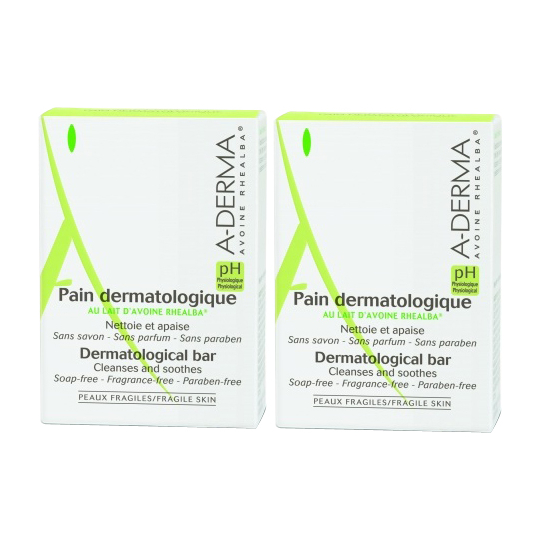 LES INDISPENSABLES - Pain Dermatologique - Lot de 2 x 100 g