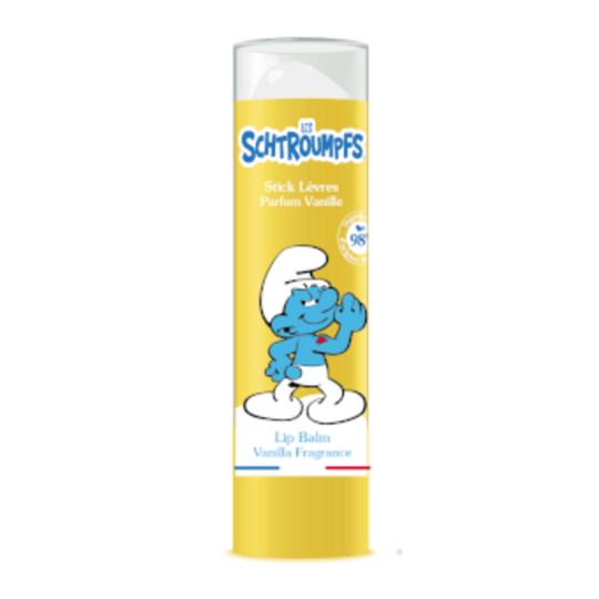 LES SCHTROUMPFS - Stick Lèvres Parfum Vanille - 4 g