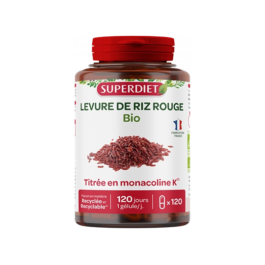 Levure de Riz Rouge BiIO 120 Gélules