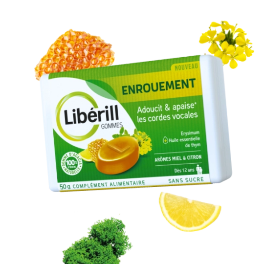 Libérill Gommes enrouement 50 g
