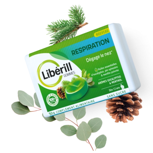 Libérill gommes respiration 50 g