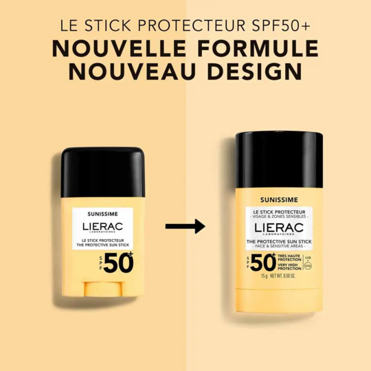 Lierac Sunissime Stick protecteur SPF50+ 15g zones sensibles visage