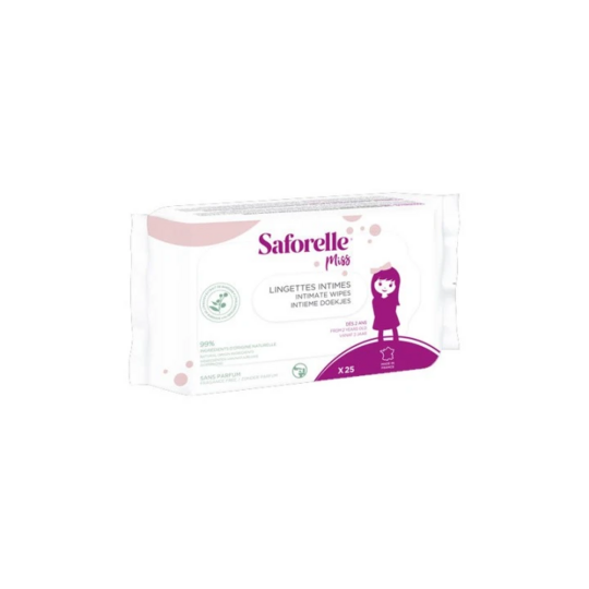 Saforelle Lingettes Intimes Miss 25 lingettes