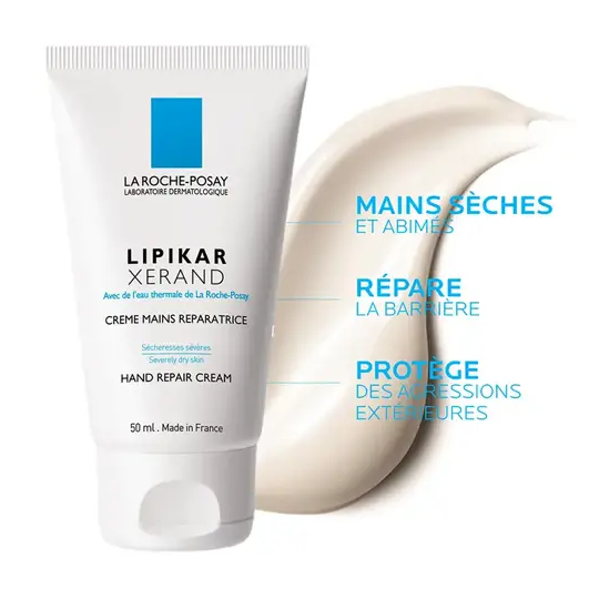 La Roche-Posay Lipikar Xerand Crème Mains Réparatrice Lot de 2  x  50ml