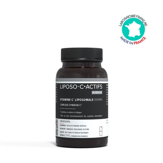 Liposo-C Actifs Aragan 40 gélules – Vitamine C liposomale, immunité et énergie