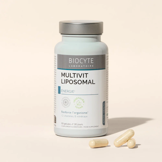 Biocyte Multivit Liposomal Multivit Vegan - Renforce l'organisme 60 gélules