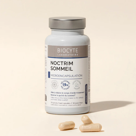 Biocyte Noctrim Forte - Mélatonine Vegan Sommeil 30 gélules