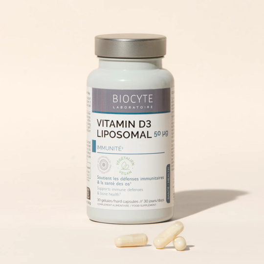 Biocyte Vitamin D Liposomal - Santé des os et immunité 30 gélules