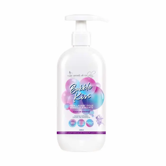 Les Secrets de Loly Bubble Kiss - Soin lavant doux bébés et enfants 400 ml