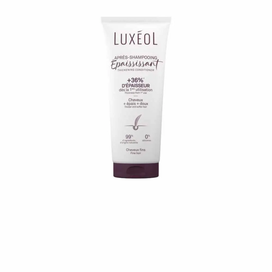 Luxeol Après-shampooing épaississant cheveux fins 250 ml – soin volume densité