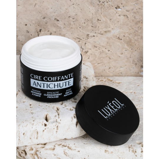 Luxéol cire coiffante antichute 50 ml – Coiffage, fixation et prévention de la chute de cheveux