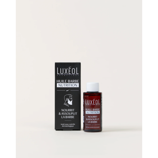 Luxéol huile barbe nutrition 50 ml – Adoucit, nourrit et fortifie les poils
