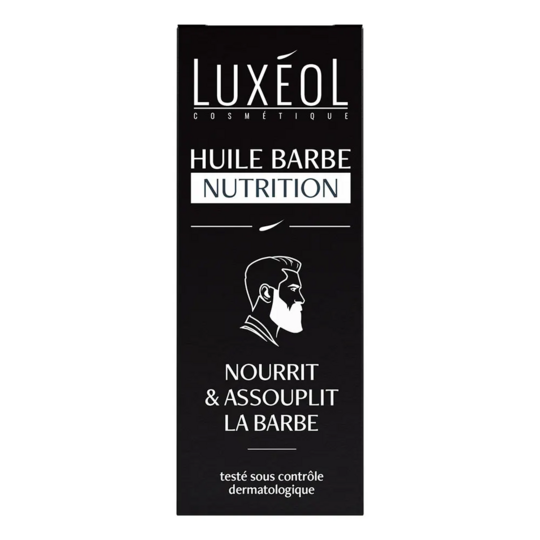 Luxéol huile barbe nutrition 50 ml – Adoucit, nourrit et fortifie les poils