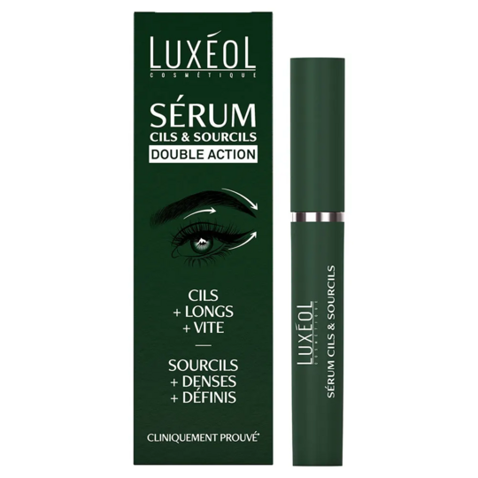 Luxéol sérum cils et sourcils 10 ml – Pousse, densité et renforcement
