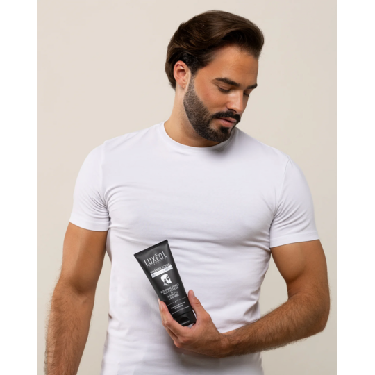 Luxéol shampooing cheveux et barbe 200 ml – Nettoie, purifie et fortifie en un seul geste