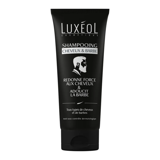 Luxéol shampooing cheveux et barbe 200 ml – Nettoie, purifie et fortifie en un seul geste