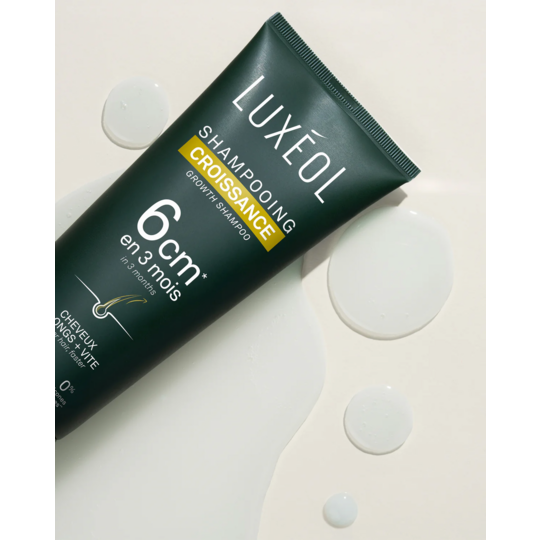 Luxéol shampooing croissance 200 ml – Stimule la pousse et renforce les cheveux dès la racine