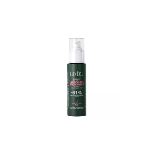 Luxéol Spray antichute réactionnelle 100 ml — soin perte de cheveux stress et fatigue