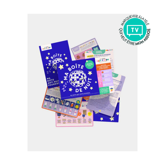 Ma Boîte de Nuit La Tribu Happy Kids – Rituel du coucher et sommeil apaisé