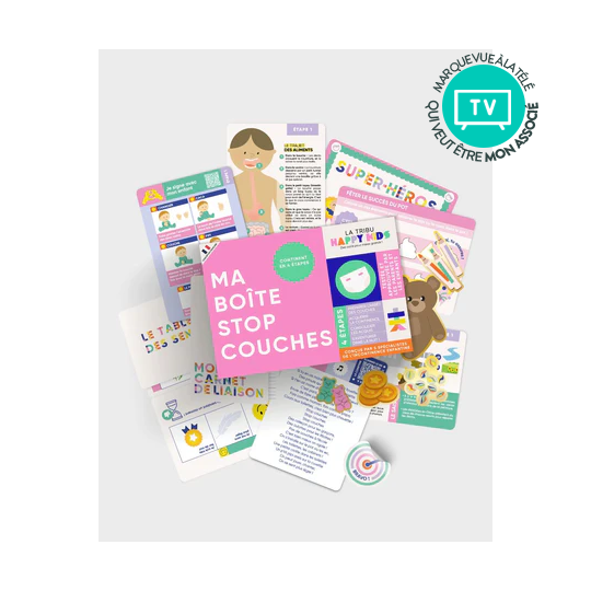 Ma Boîte Stop Couches La Tribu Happy Kids – Accompagnement ludique de la propreté