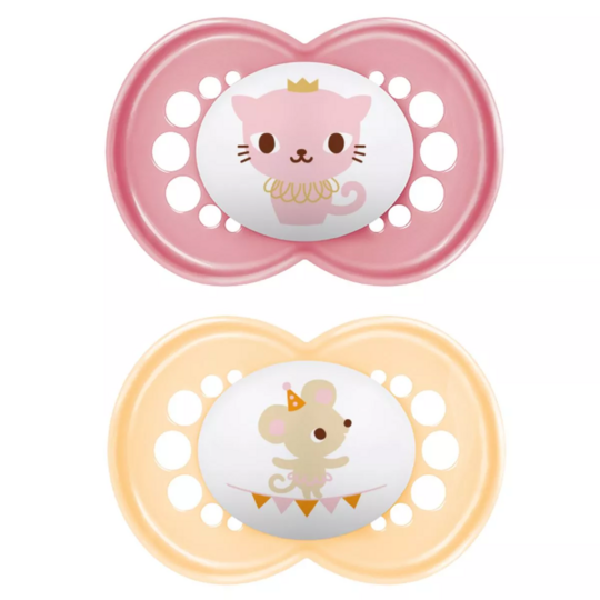 MAM Sucettes Original Animaux 16 mois + x2 (Motifs et Coloris Aléatoires)