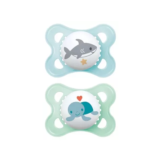 MAM Sucettes Original Animaux 2-6 Mois (Motifs et Coloris Aléatoires)
