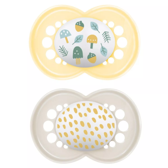 MAM Original Sucettes 16+ mois x2 (Motifs et Coloris Aléatoires)