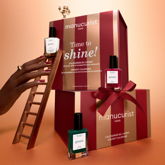 Manucurist Calendrier de l’Avent Time to Shine! 2026 – 24 produits taille réelle pour ongles et mains