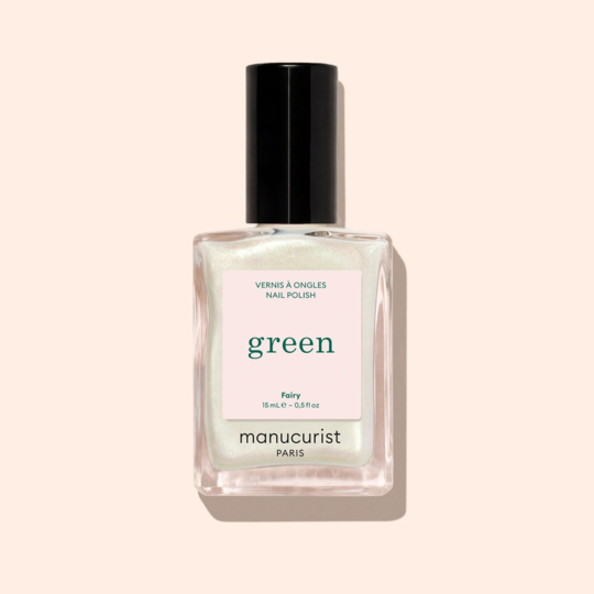 Manucurist Green™ Fairy 15 ml – vernis à ongles blanc nacré holographique