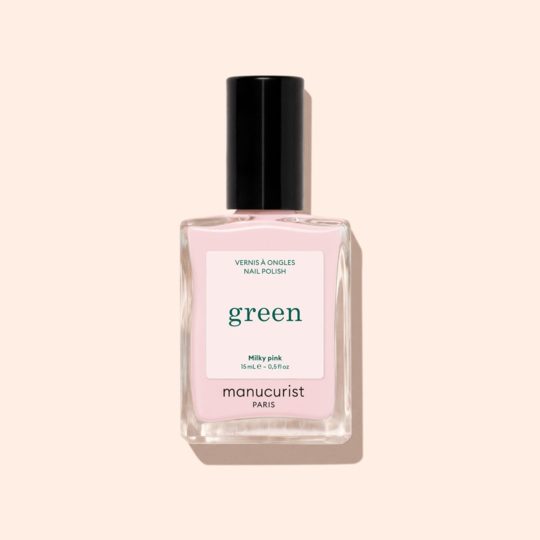 Manucurist Green™ Milky Pink 15 ml – vernis à ongles baby rose laiteux