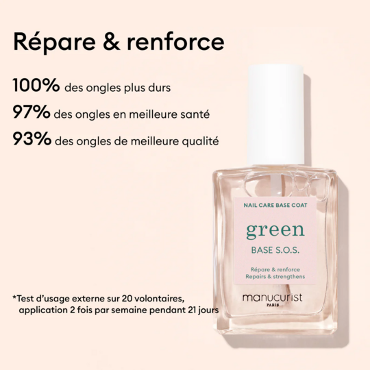 Base SOS Réparatrice pour ongles abîmés 15 ml