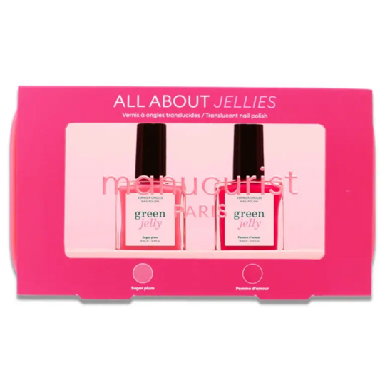 Manucurist Trousse duo vernis à ongles translucides green jelly – manucure éclatante