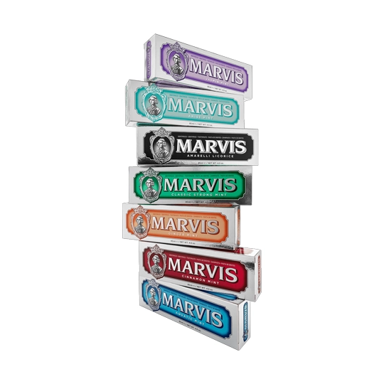 Marvis Coffret 7 dentifrices 25 ml Format voyage