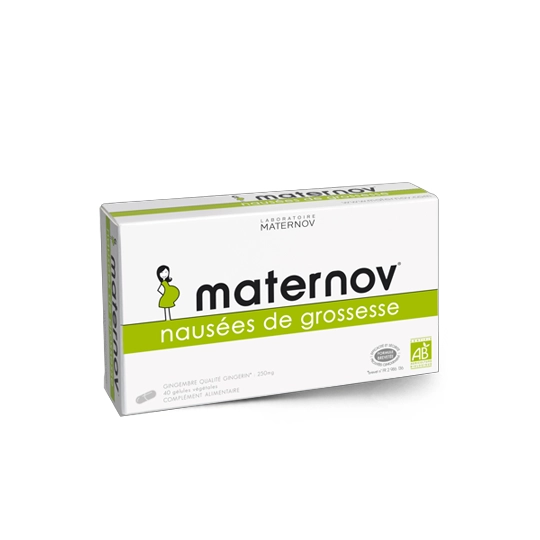 Maternov Nausées 40 gélules végétales grossesse & confort digestif