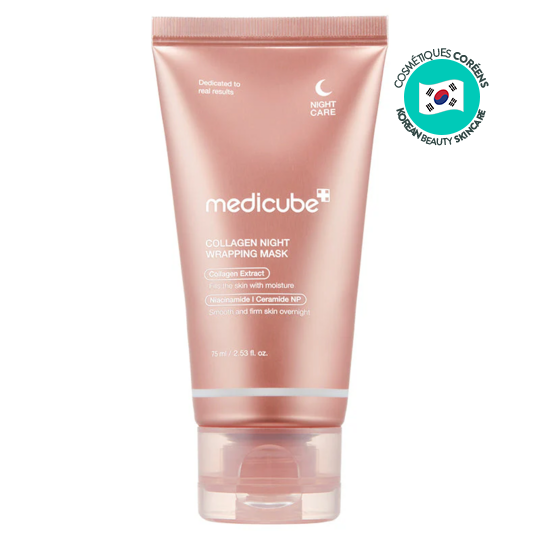 Medicube Collagen Night Wrapping Mask 75ml masque de nuit collagène effet glass skin