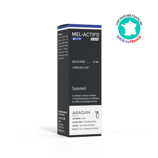 Mel Actifs Flash Aragan 20 ml – Endormissement rapide et sommeil naturel