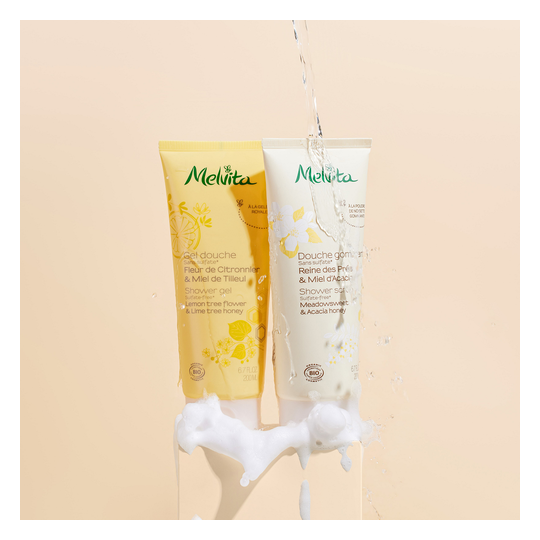 Melvita Gel Douche Fleur de Citronnier & Miel de Tilleul Bio 200ml