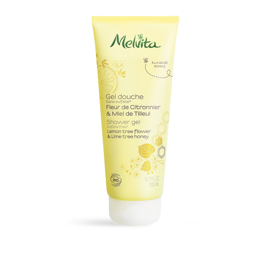 Melvita Gel Douche Fleur de Citronnier & Miel de Tilleul Bio 200ml