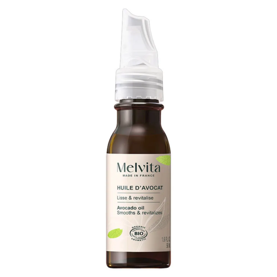 Melvita huile d'avocat contour des yeux bio 50 ml — soin nourrissant, lissant et anti-âge