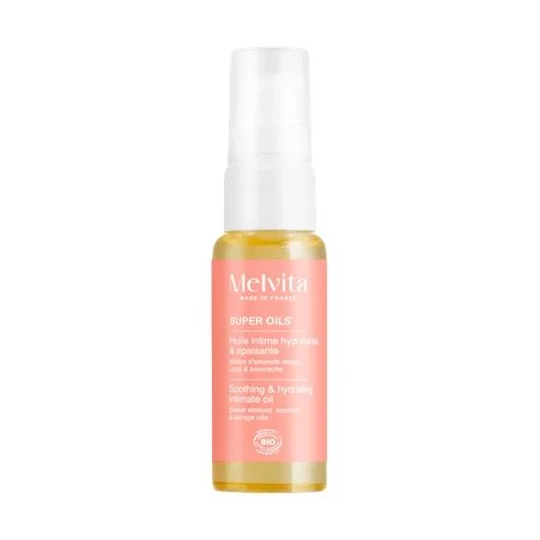 Melvita Super Oils huile intime 30 ml — soin apaisant sécheresse et irritations