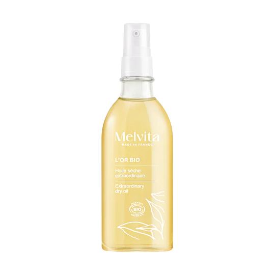 Melvita L'Or Bio huile sèche extraordinaire bio 100ml – soin nourrissant multi-usages