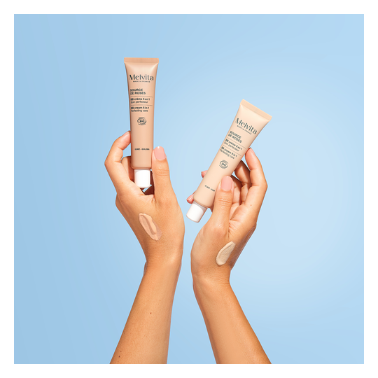 Melvita BB Crème Source de Roses Teinte claire 40ml